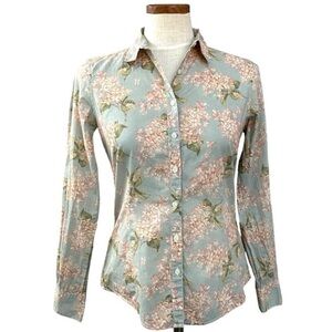 Liberty Art Fabric + Brooks Brother’s Floral Button-Front Long-Sleeve Shirt